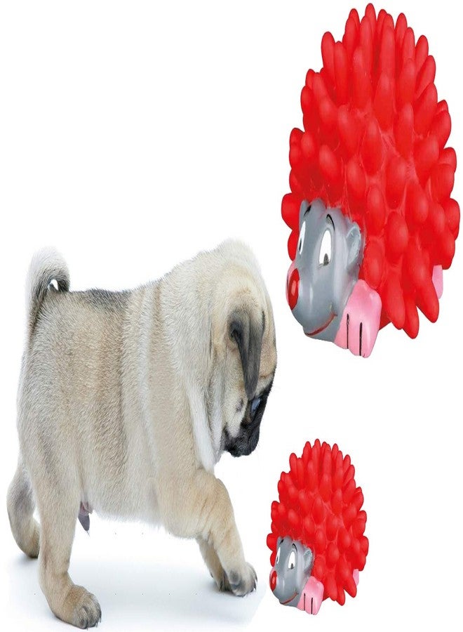 Western Era Playful Procupine Squeaky Toy for Playtime of Cute Friend of Natural Rubber for Dog, Puppy, Kitten, Cat (Random) - Image 1